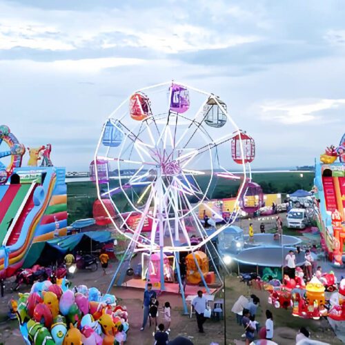 Outdoor Amusement Park Ferris Wheel with LED Lights - Ferris wheel - TOYO Amusement Equipment Manufacturer