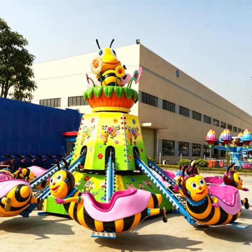 Cute Honeybee Kiddie Self Lift Ride LED Music Attraction for Shopping Mall Park - Family Rides - TOYO Amusement Equipment ...