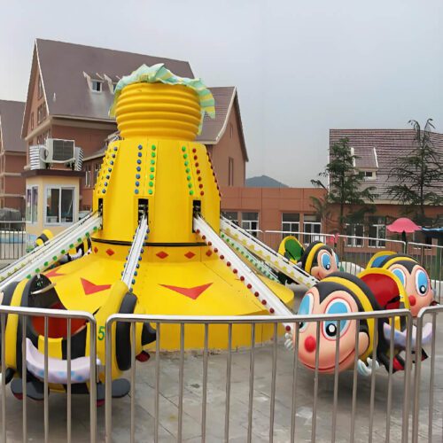 Cute Honeybee Kiddie Self Lift Ride LED Music Attraction for Shopping Mall Park - Family Rides - TOYO Amusement Equipment ...