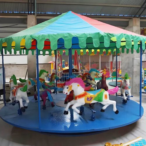 Mobile Trailer Mounted Merry Go Round for Carnival Events - Carousel - TOYO Amusement Equipment Manufacturer
