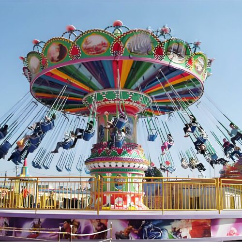 Custom Outdoor Thrilling Chain Carousel Swing Ride Factory Supply - Fly Chair Rides - TOYO Amusement Equipment Manufacturer