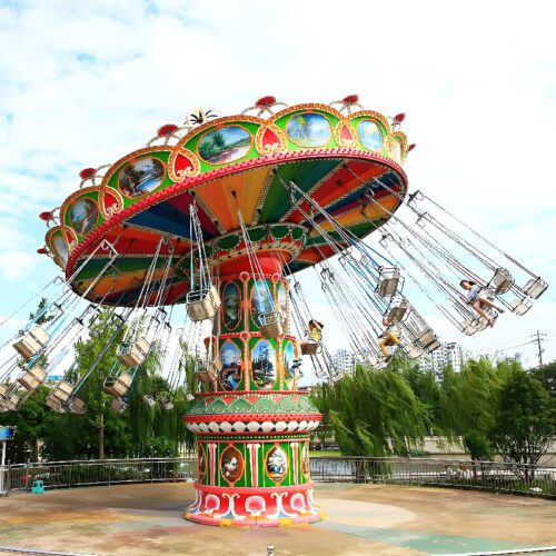Custom Outdoor Thrilling Chain Carousel Swing Ride Factory Supply - Fly Chair Rides - TOYO Amusement Equipment Manufacturer