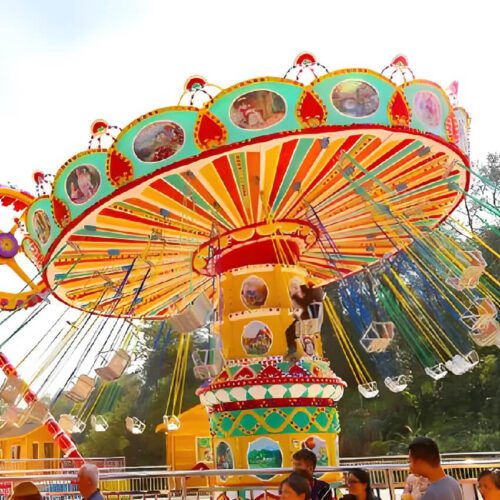 Custom Outdoor Thrilling Chain Carousel Swing Ride Factory Supply - Fly Chair Rides - TOYO Amusement Equipment Manufacturer