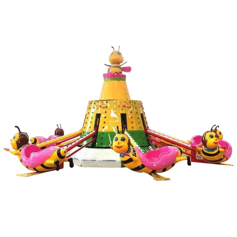 Cute Honeybee Kiddie Self Lift Ride LED Music Attraction for Shopping Mall Park - Family Rides - TOYO Amusement Equipment ...